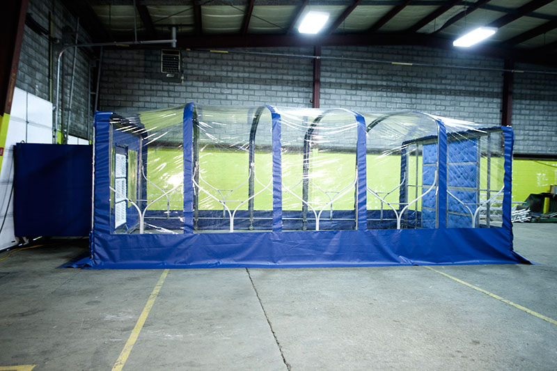 Portable Retractable Spray Booths